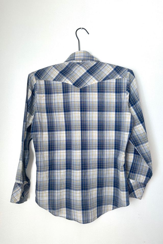 Vintage 1970s Plaid Western Shirt Selected by Grievous Angel Vintage #3