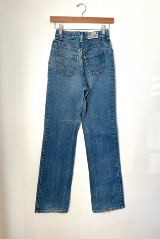 Женские джинсы Grievous Angel Vintage 1970s Orange Tab Straight Levis Selected, цвет: Средний синий джинсовый — фото 4