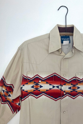 Vintage Wrangler Western Shirt Selected by Grievous Angel Vintage