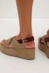 Beach Club Solid Platform Sandals