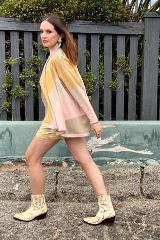 Vintage 1990s Gianfranco Ferre Striped Trapeze Sweater Selected by Personal Choice