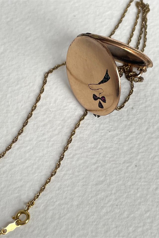 Antique Art Nouveau Jugendstil Locket Selected by MARMALADE Free People