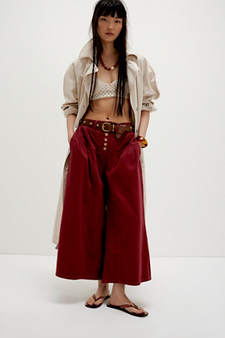 Jeans We The Free Blossom Pull-On en Henné Brûlé, pour femme chez Free People