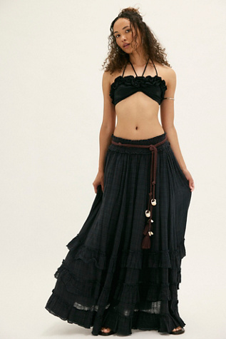 FP One Brynn Maxi Skirt at Free People in Black, Size: Medium