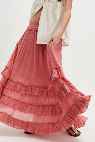 FP One Brynn Maxi Skirt at Free People in Pink, Size: Medium