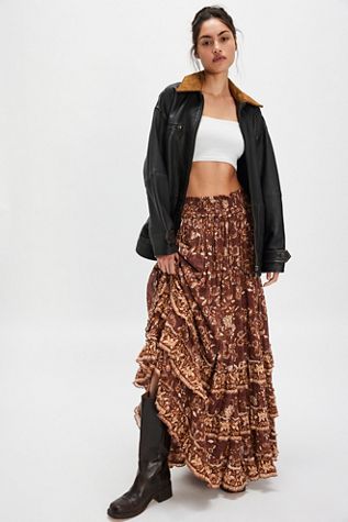 Palermo Villa Chiffon Maxi Skirt