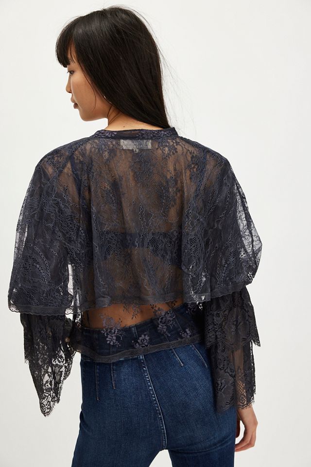 Nigel Preston Lace Cape Shirt #1