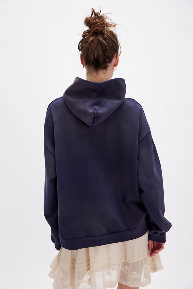 Found Floral Embroidered Deer Hoodie #1