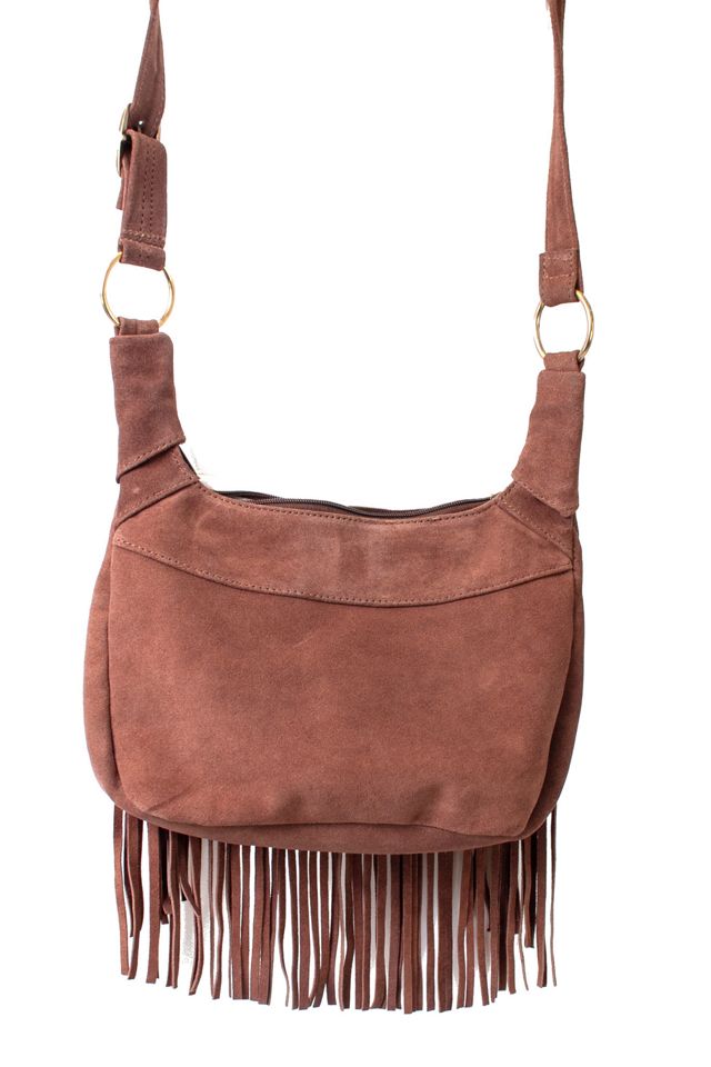 【AAKE】BOHEMIAN FRINGE BAG Black Velvet Fringe Boho Chic Purse With Turquoise Details