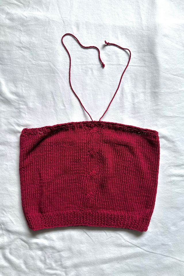 Vintage 1980s Perry Ellis Knit Halters Selected by Cherry #2