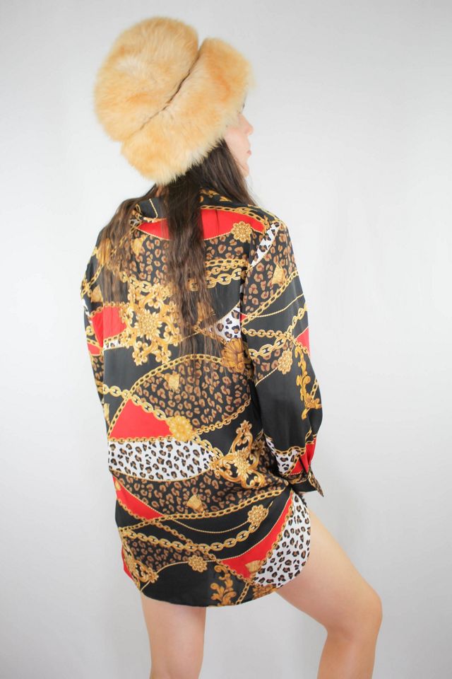 Vintage Leopard Print Silky Blouse Selected By Moons + Junes Vintage #2