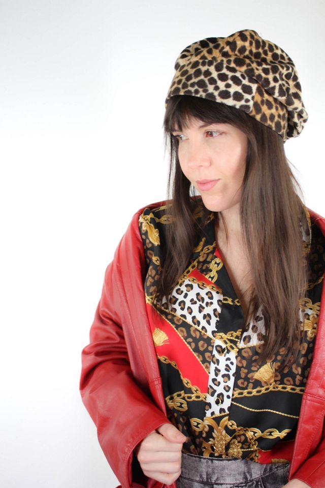 Vintage Leopard Print Silky Blouse Selected By Moons + Junes Vintage #3