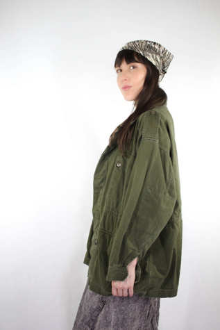 Vintage Tiger Print Silk Scarf Selected By Moons + Junes Vintage