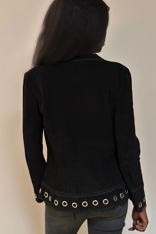 Vintage 1990's Suede Grommet Jacket Selected By Afterlife Boutique #3
