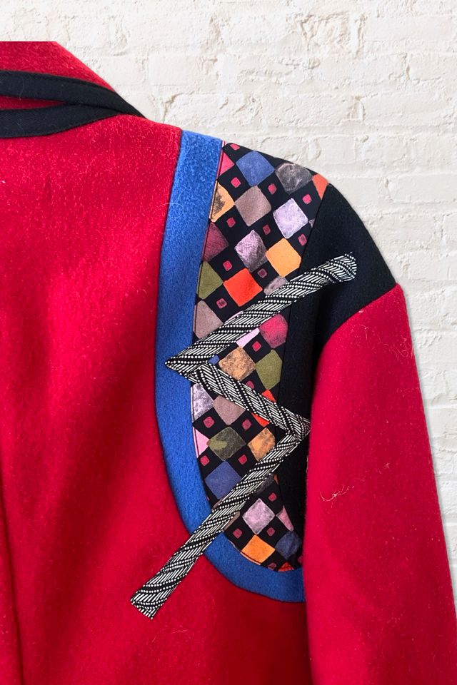 1980s Appliqued Patchwork Wool Jacket By Ritual Vintage #2