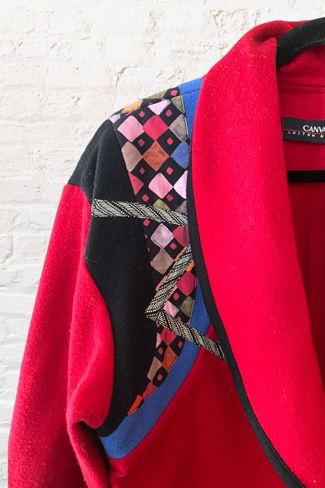 1980s Appliqued Patchwork Wool Jacket By Ritual Vintage #3