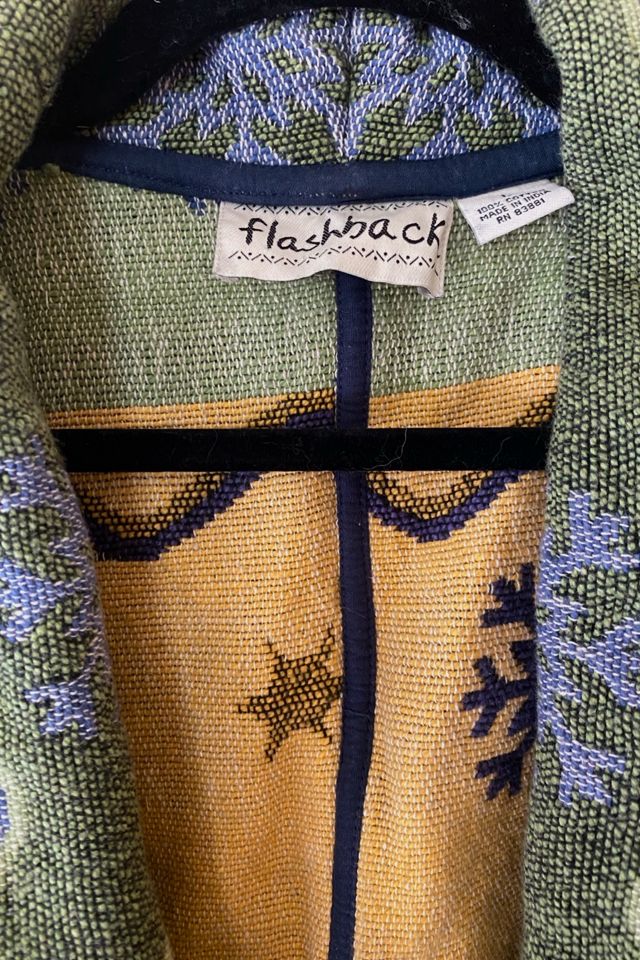 1990s Flashback Snowflake Print Blanket Jacket Selected By Ritual Vintage #2