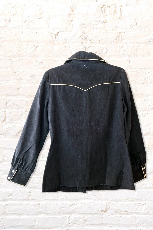1970s Beaded Western Denim shirt Selected By Ritual Vintage #2