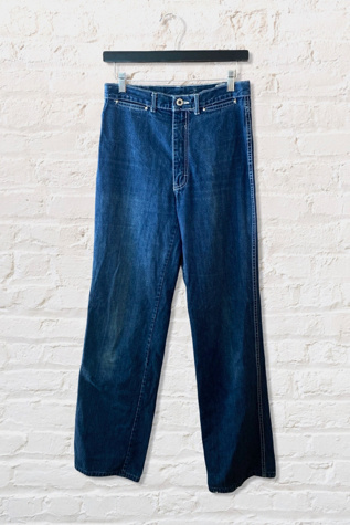 1970s Brittania High Rise Flare Jeans Selected By Ritual Vintage