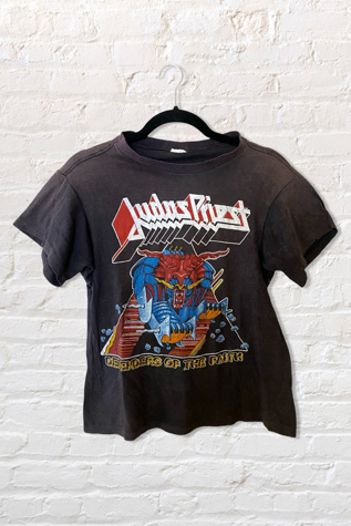 1980s Judas Priest Rare Tour Shirt Selected By Ritual Vintage