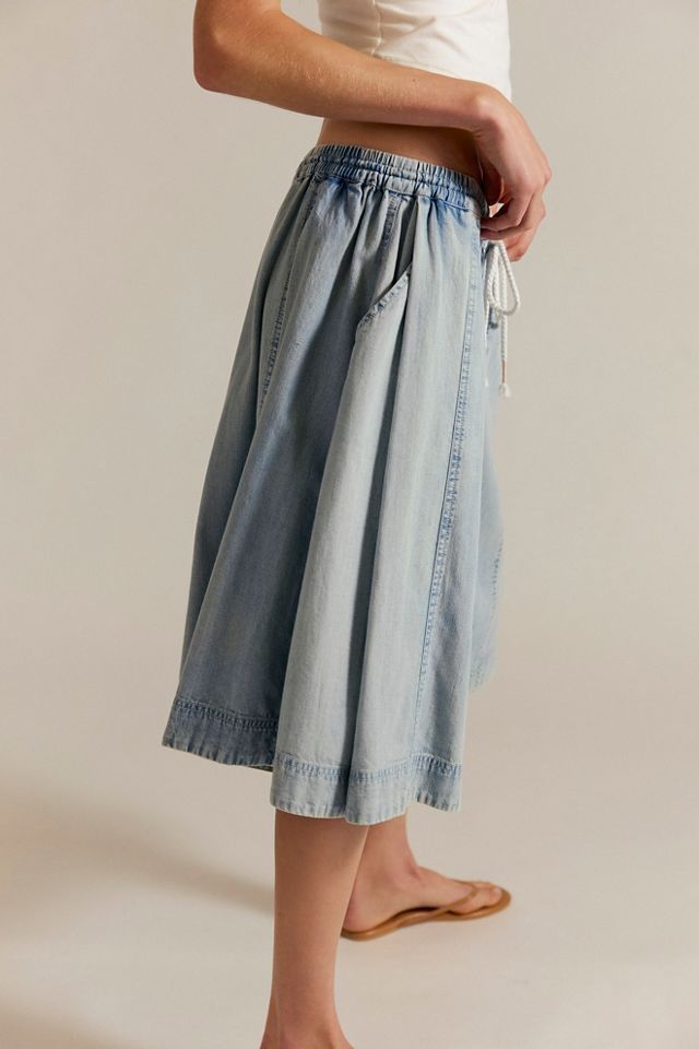 We The Free Distant Lover Culotte Jeans #6
