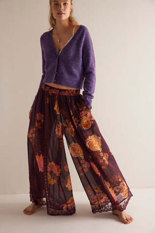 Pantalon de nuit imprimé Hey Lover