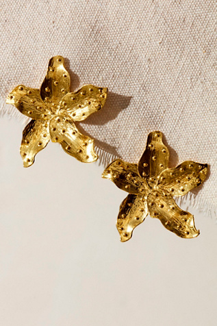 Petit Moments Atafonas Earrings at Free People in Gold