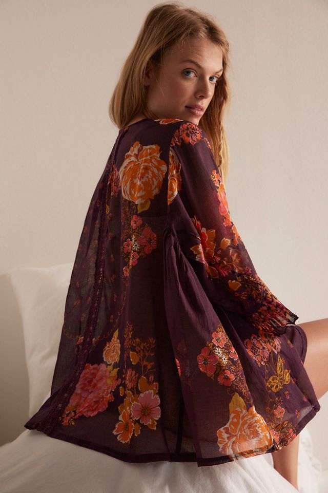 Hey Lover Printed Sleep Shirt #1
