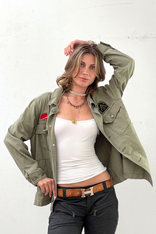 Vintage Silky Graphitti Bomber Jacket  Selected by Anna Corinna main image 1