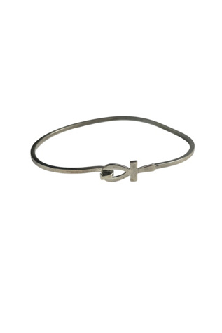 Vintage Silver Ankh Symbol Bracelet Selected By Ankh By Racquel