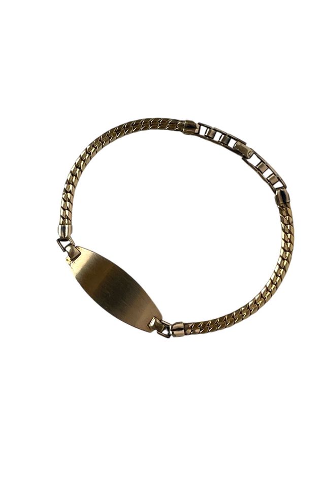 Vintage Brass ID Bracelet Selected By Ankh By Racquel #2