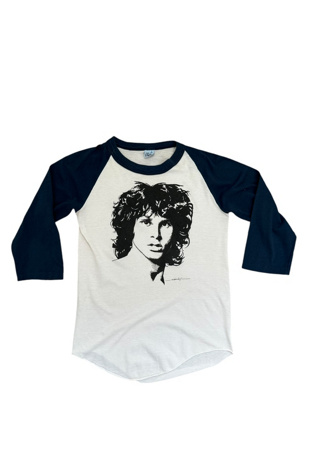 Vintage 1970s Jim Morrison The Doors Band Concert T Shirt Selected