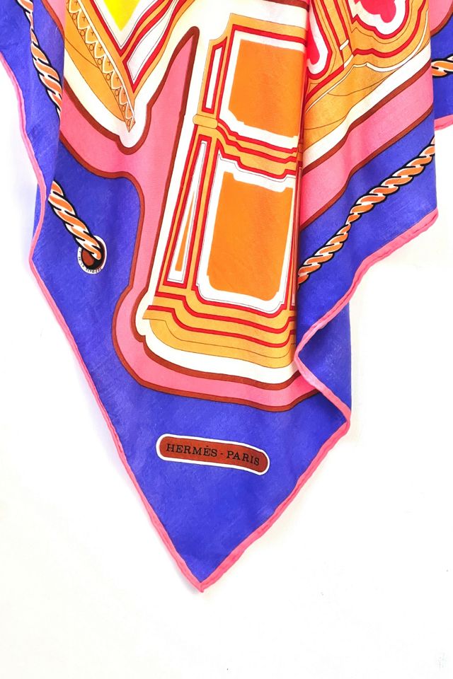 Vintage Hermes Cashmere and Silk Maxi Scarf Selected by Anna Corinna #1