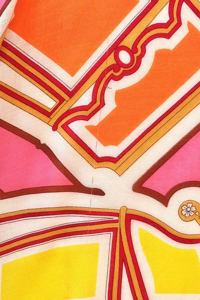 Vintage Hermes Cashmere and Silk Maxi Scarf Selected by Anna Corinna #2