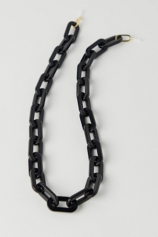 Женские солнцезащитные очки Machete Chunky Sunglasses Chain, цвет: Чёрный — фото 3