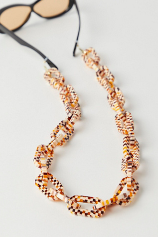 Machete Chunky Sunglasses Chain at Free People in Brown