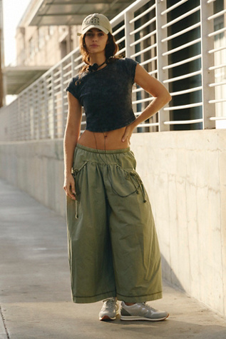 Step By Step Pants by FP Movement at Free People, Sage Stone, M