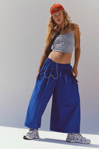 Step By Step Pants by FP Movement at Free People in Blue Flame, Size: XL