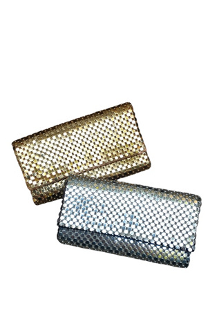 Vintage Silver and Gold Mesh Key Cases Selected by Garbage Soup
