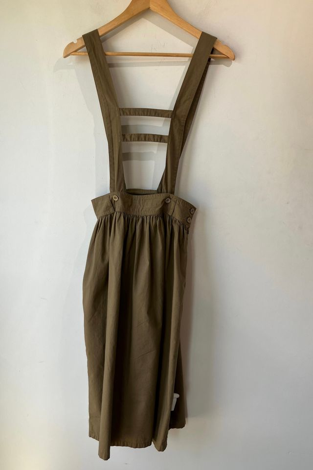 Vintage Benetton Brown Suspender Skirt Selected by The Curatorial Dept. #2