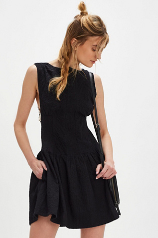 Aniston Mini Dress At Free People In Black, Size: XS