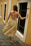 Salvador Printed Midi Dress