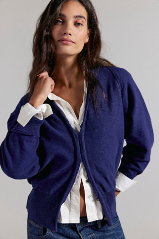 Kait Cardi by Free People in Blue, Size: M