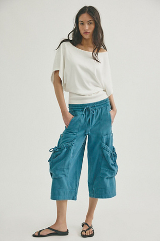 We The Free Ashton Crop Pull-On Cargo Pants