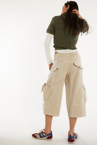 Женские брюки We The Free Ashton Crop Pull-On Cargo, цвет: Puff Pastry — фото 2