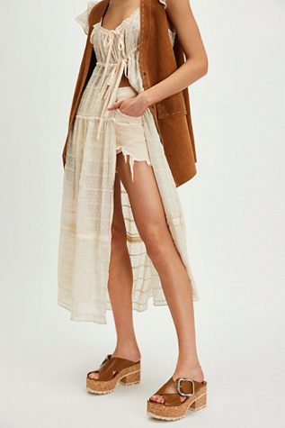 Casa Cork Platform Sandals
