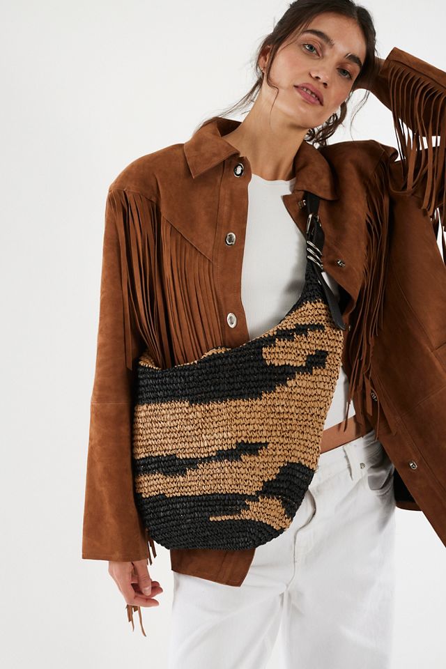 Santorini Straw Tote Bag #1
