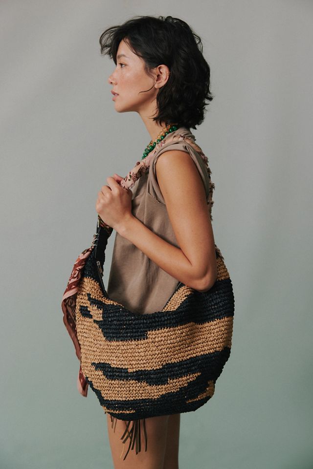 Santorini Straw Tote Bag #6