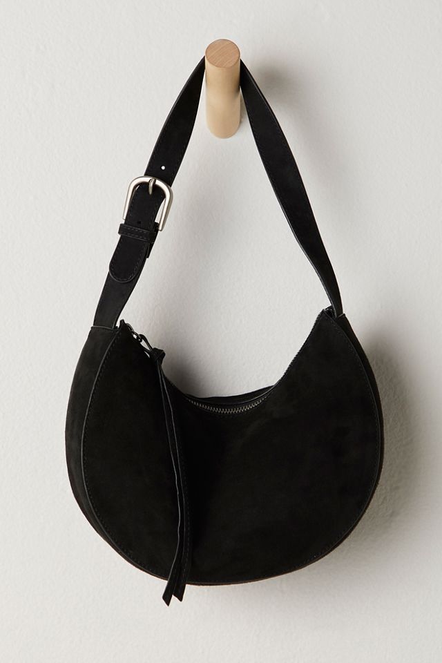 Sina Suede Shoulder Bag