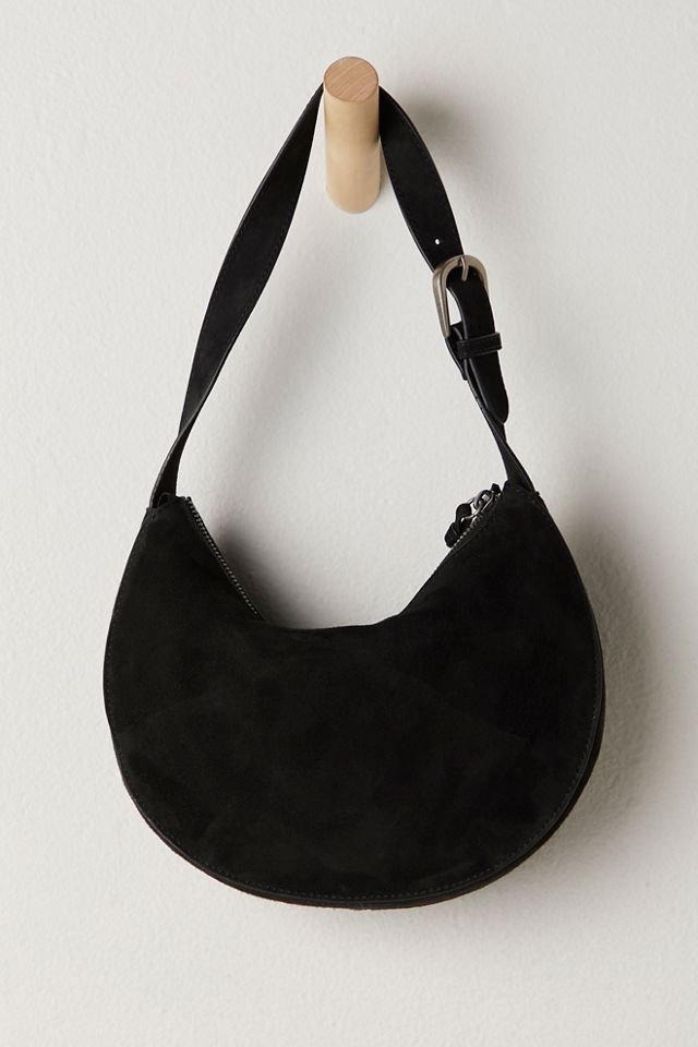 Sina Suede Shoulder Bag